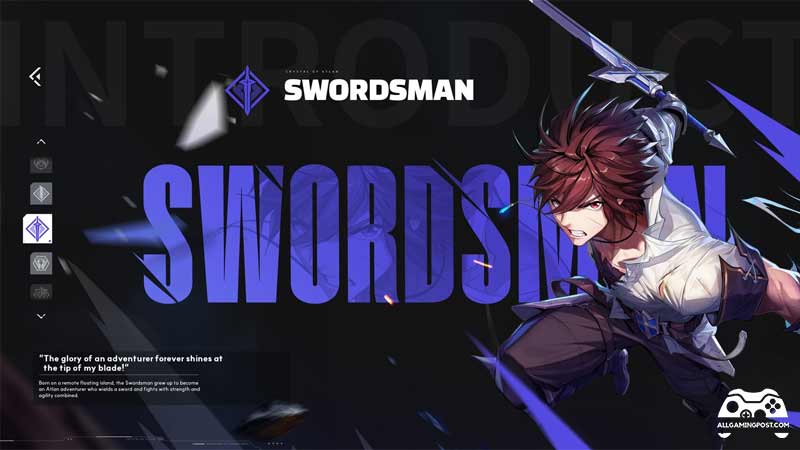 Crystal of Atlan Swordsman